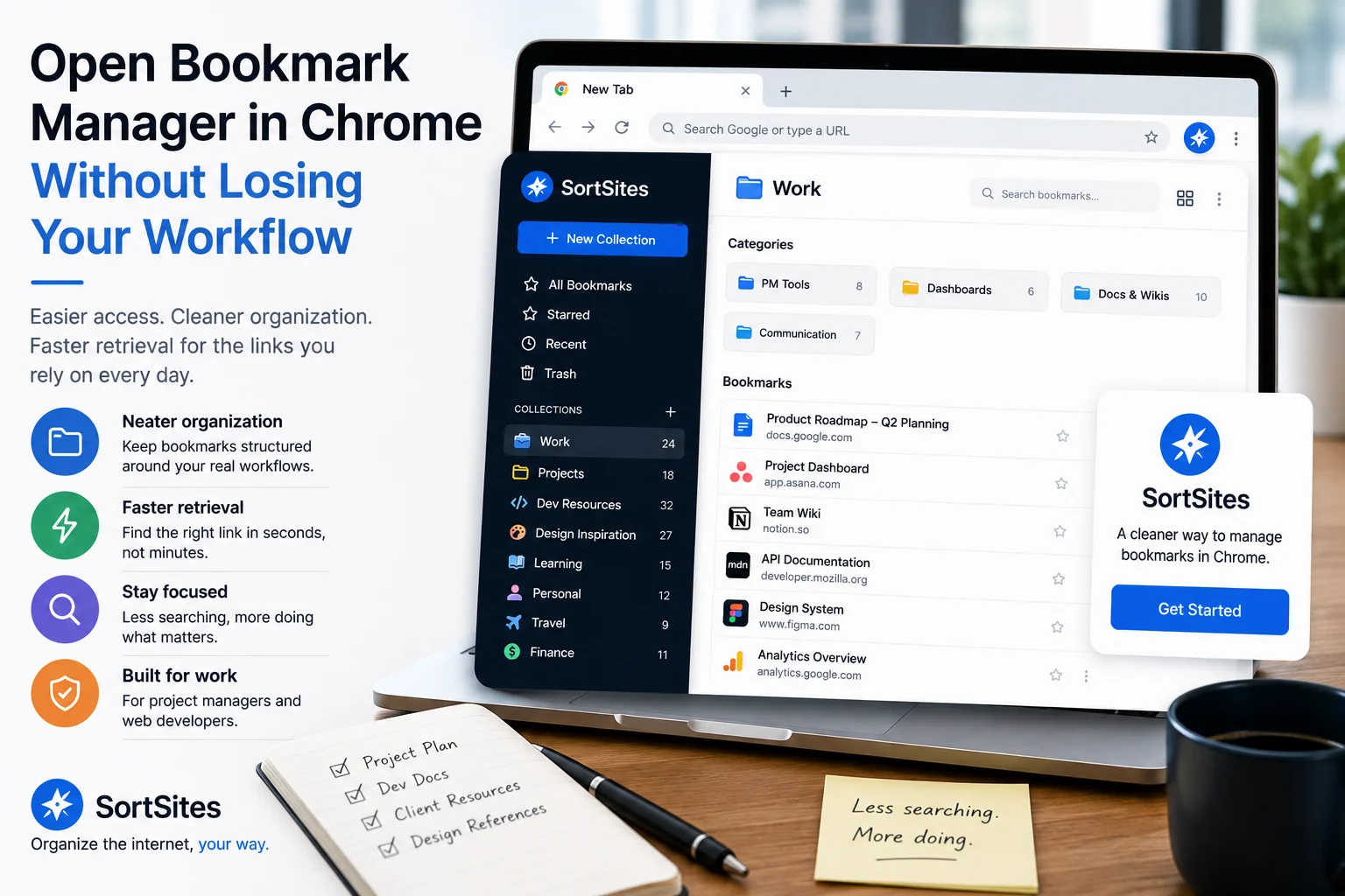 Open Bookmark Manager in Chrome Without Losing Your Workflow